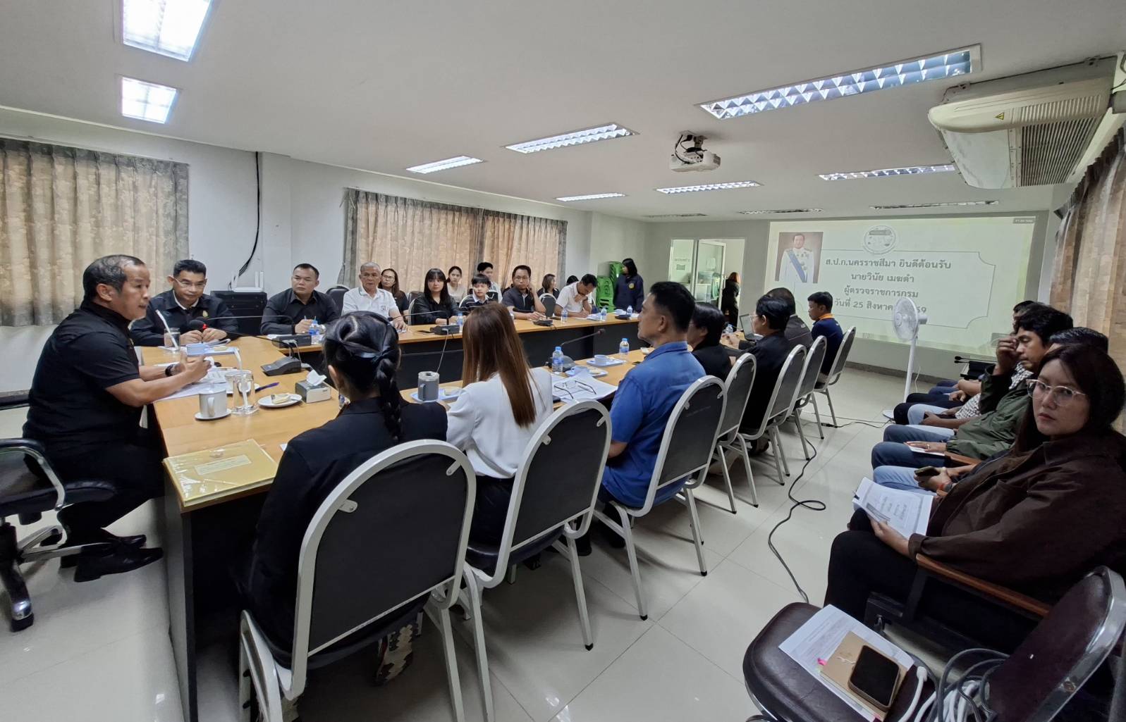 title - ผู้ตรวจราชการ ส.ป.ก. ประชุมตรวจติดตามความก้าวหน้าผลการดำเนินงานตามแผนการตรวจราชการของ สำนักงานการปฏิรูปที่ดินเพื่อเกษตรกรรม ประจำปีงบประมาณ พ.ศ. 2569 รอบที่ 2  เขตตรวจราชการที่ 13จังหวัดนครราชสีมา